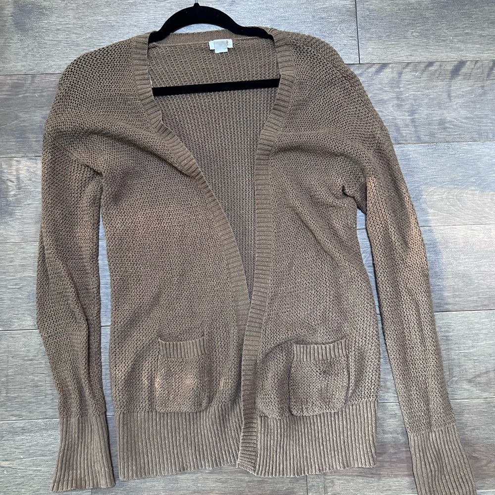 Mossimo brown cardigan